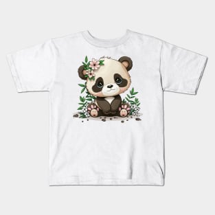 Feeling like a cute little panda today Kids T-Shirt